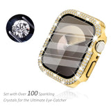 Bling Crystal Diamond Apple Watch Case with Screen Protector for Series 7/8/9 41mm