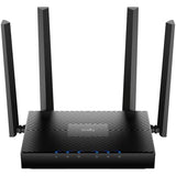 Wr3000E Ax3000 Gigabit Dual Band Wi-Fi 6 Mesh Router, Mu-Mimo, Ofdma, Wireguard, Openvpn, Wpa3, Mesh And App Supported, Wr3000E V2.0, Black