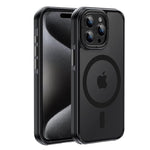 Strong Magnetic Case For Iphone 12 Pro Max [10Ft Military-Grade Protection] Compatible With Fit Magsafe Shockproof Slim Thin Cover 6.7 Inch 12 Pro Max Phone Case, Black Bumper