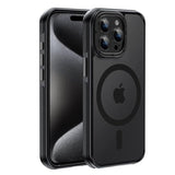 Strong Magnetic Case For Iphone 12 Pro Max [10Ft Military-Grade Protection] Compatible With Fit Magsafe Shockproof Slim Thin Cover 6.7 Inch 12 Pro Max Phone Case, Black Bumper