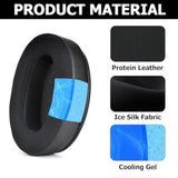 Wh-Xb910N Replacement Earpads For Sony Wh-Xb910N Xb910 Wireless Noise Cancelling Headphones,Ear Pads Cushions With Soft Cooling Gel And Breathable Ice Silk Fabric Wh-Xb910N Ear Pads(Black)
