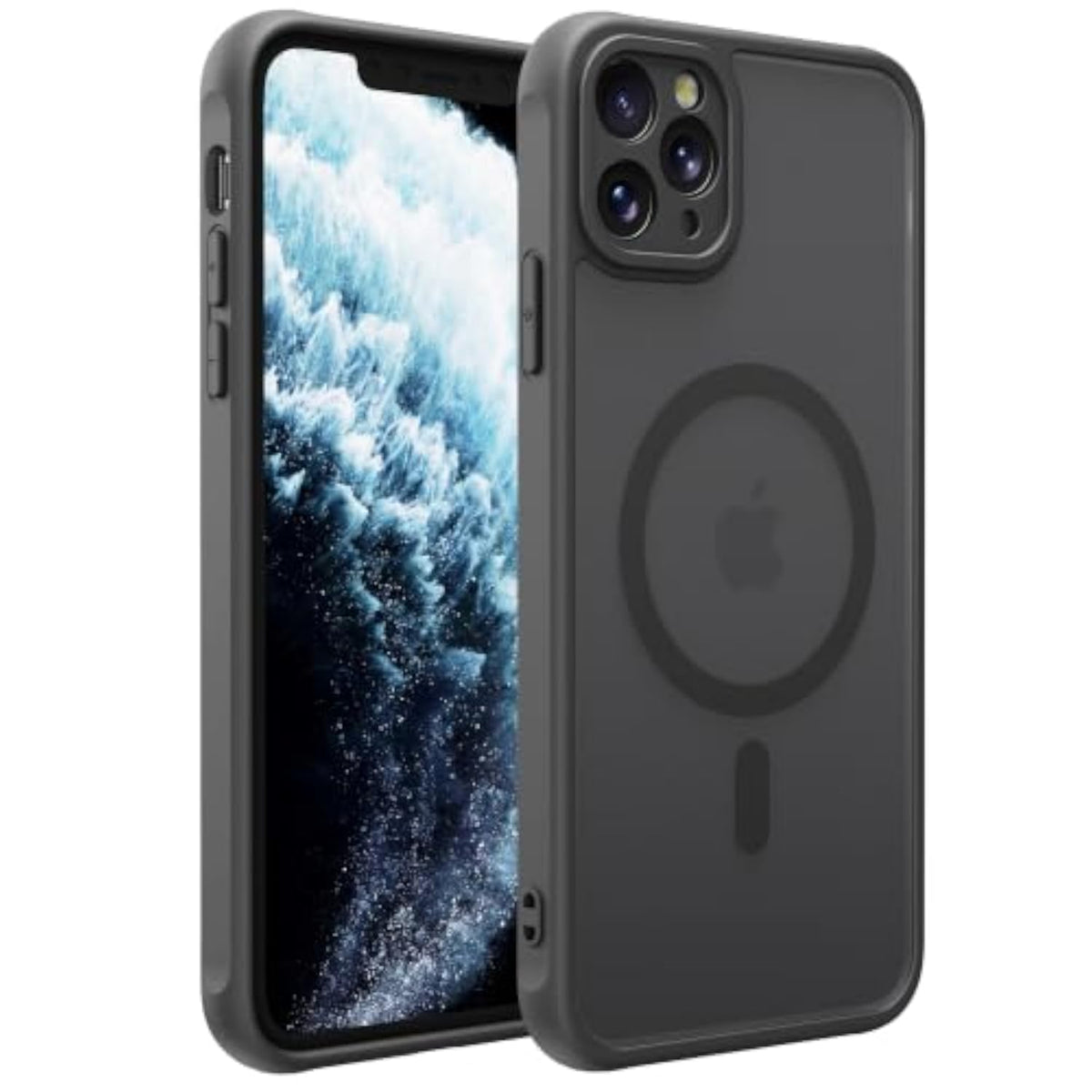 MagSafe Compatible iPhone 11 Pro Case Black Magnetic Phone Case