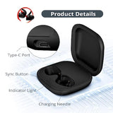 Charging Case Replacement Compatible For Beats Fit Pro, Portable Charger Case Support To Wireless Pairing, With Sync Button, 700Mah Built-In Battery, Charge Earbuds 3 Times, Black