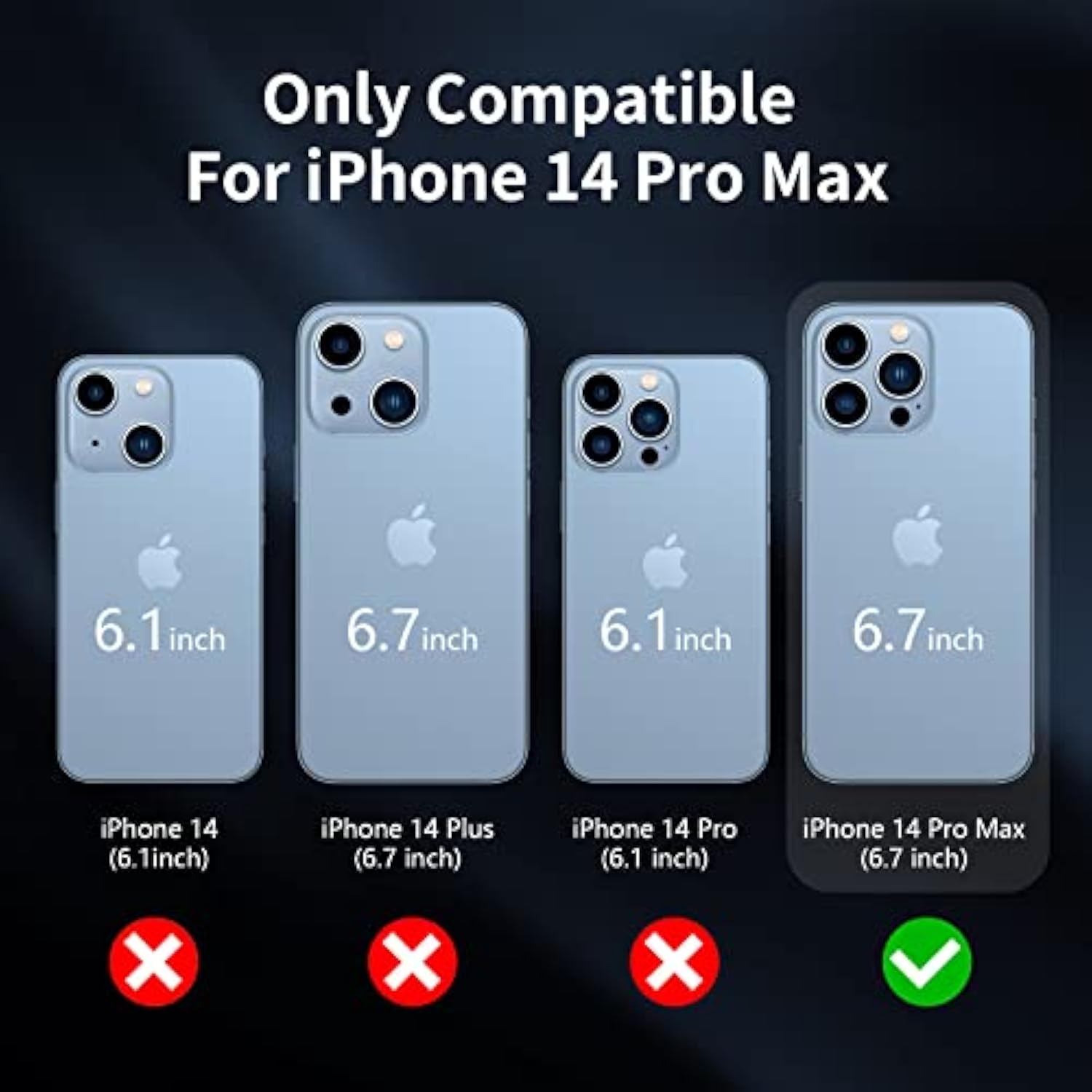Heavy Duty Shockproof Full Body Protection 3 in 1 Silicone Rubber & Hard PC Rugged Durable Phone Cover for iPhone 14 Pro Max