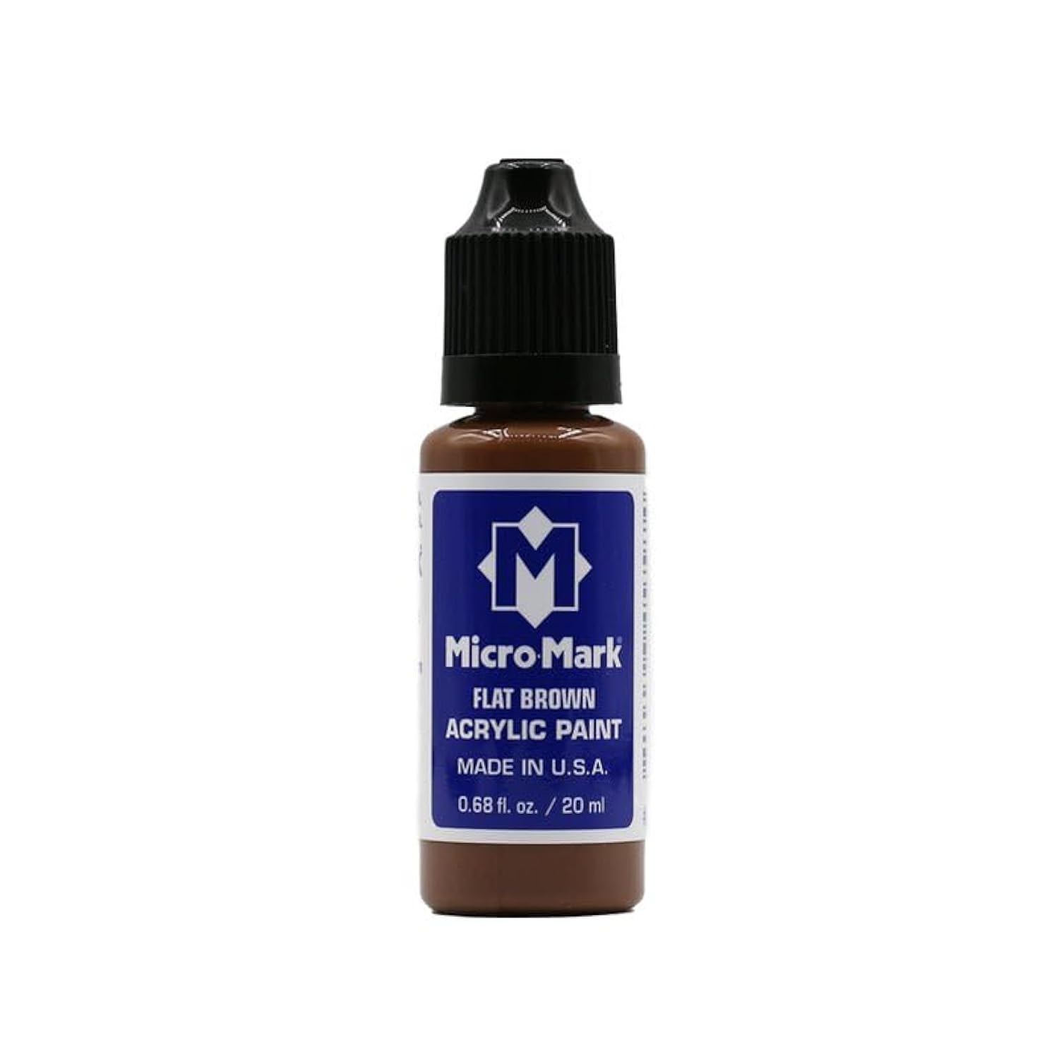 Micro-Mark Flat Brown Acrylic Paint, 20ml