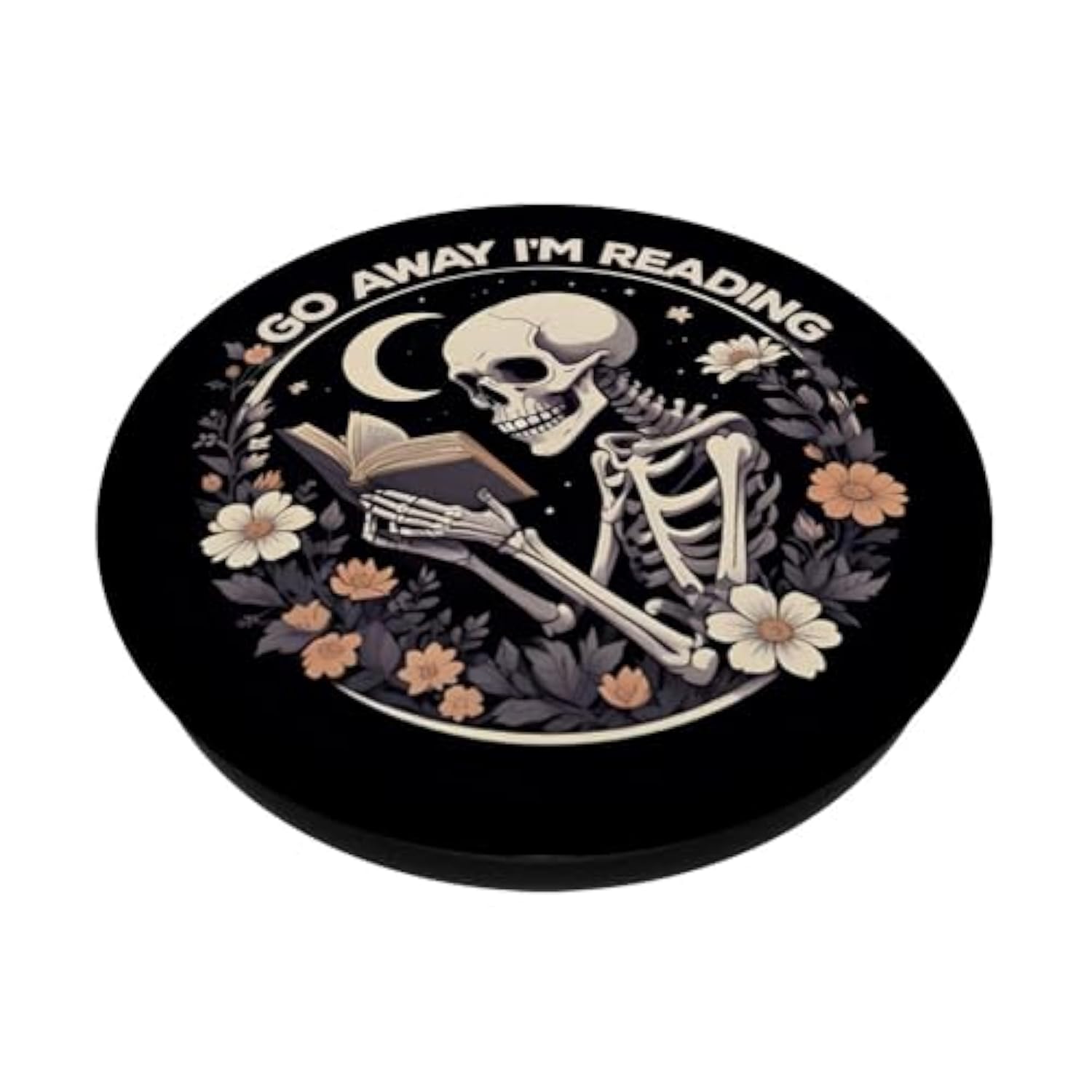 Go Away I'M Reading Book Lover Booktrovert Librarian Bookish Popsockets Adhesive Popgrip