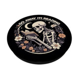 Go Away I'M Reading Book Lover Booktrovert Librarian Bookish Popsockets Adhesive Popgrip