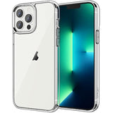 Jetech Case For 13 Pro Max 6.7-Inch, Non-Yellowing Shockproof Phone Bumper Cover, Anti-Scratch Clear Back (Clear)