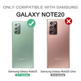 For Samsung Galaxy Note 20 5G Case, [Built In Screen Protector And Kickstand] Heavy Duty Military Grade Protection Shockproof Protective Cover For Samsung Galaxy Note 20 Rose Gold