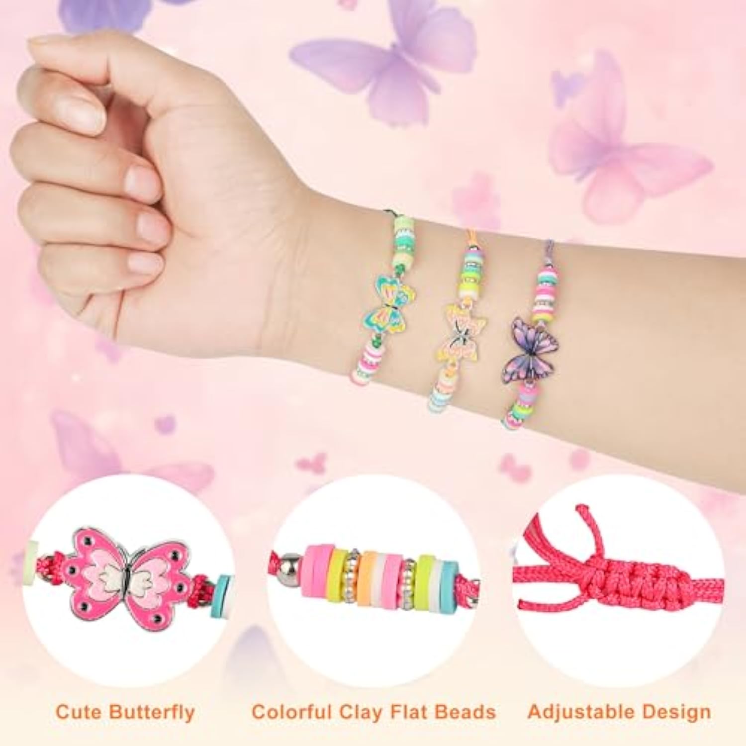 122 Pcs Butterfly Party Favors Included Straw Slap Bracelets Make Your Own Butterfly Stickers And Gifts Bags For Butterfly Birthday Party Supplies