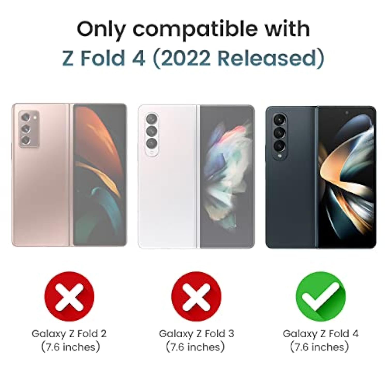 Ultra-Thin Anti-Scratches Shockproof Protective Case for Samsung Galaxy Z Fold 4