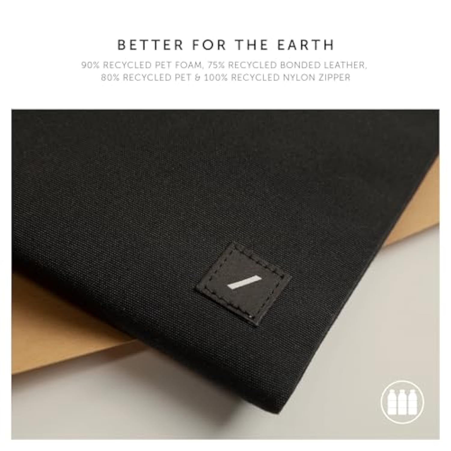 Native Union W.F.A MacBook Sleeve 14" – Minimalist Slim Sleeve Made of Recycled Materials with 360-Degree Protection – Compatible with MacBook Pro 14” M4 (2024), Pro 13” M2 & Air 13" M2 – Slate Green