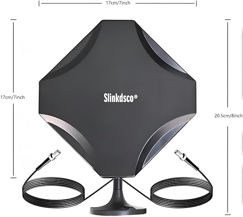 Mimo Antenna External 4G Lte 5G Dual Ts9 Antenna Compatible With Netgear At&T Nighthawk M7 Pro Mr6110 Mr6150 Mr6500 M6 Pro M1 Mr1100 Verizon Hotspots Router, Boosts Home Rv Internet,