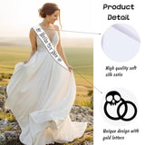 7 Pcs Bride Or Die Bachelorette Party Decorations, White Bride Or Die Sash And Black Till Death Do Us Sashes For Hen Party Bridal Shower Wedding Engagement Halloween Bachelorette Supplies