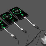 Usb Splitter Y Cable,3 In 1 Usb 2.0 A Male To 3 Usb Female Jack Data Sync Char