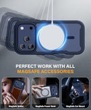 Magnetic for iPhone 17 Pro Max Case with Built-in Sensitive Screen Protector, Full-Body Dual Front& Back Protective Phone Case[Compatible with