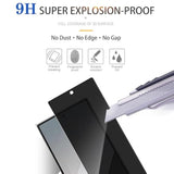 3 Pack Front Privacy Screen Protector For Samsung Galaxy Z Fold 6[Anti-Spy Tempered Glass], Ultra Hd, Anti-Scratch, Bubble-Free, Easy Install 9H Protective Glass For Galaxy Z Fold 6