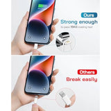 I Phone Charger Fast Charging-20W Usb-C Block With 6 Ft Cord [Mfi Certified] Compatible With I Phone 14/13/12/11/X Series, I Pad & More [3 Pack]