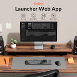 K5 Version 2 Wireless Bluetooth 5.2 Mechanical Keyboard, Low Profile Milk Pom Switch 100% Full-Size Layout Qmk Programmable, White Backlight With Shine-Through Keycaps For Mac Windows Linux