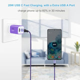 For Samsung Galaxy S25 Fe Edge, Fast Phone Charger For S25 S25+ S24 S23 S22 S21 S20 S10 S10E S9 S8 Plus Ultra Fe 5G, Note 20 10 9 8, A36 A26 A16 A35 A54, Wall Power Adapter With Usb C To C Cable