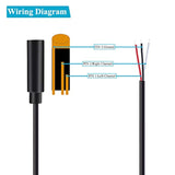 10 Pack 3.5Mm 1/8" To Speaker Wire Trs Stereo Female Jack To Bare Wire Pigtail 3.5Mm Plug Connector Adapter Repair Audio Cable For Speaker Headphone Headset Earphone