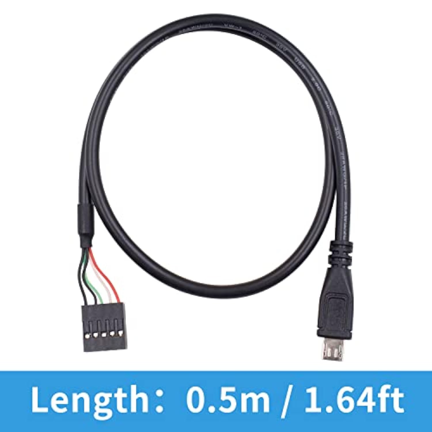Usb Header To Micro Usb Cable, Micro Usb To Motherboard Header, Micro Usb Male