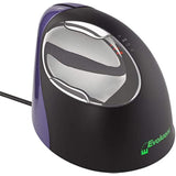 Evoluent VM4S Vertical Mouse 4 Right Small Ergonomic Mouse Plus Microfiber Cloth - Value Bundle