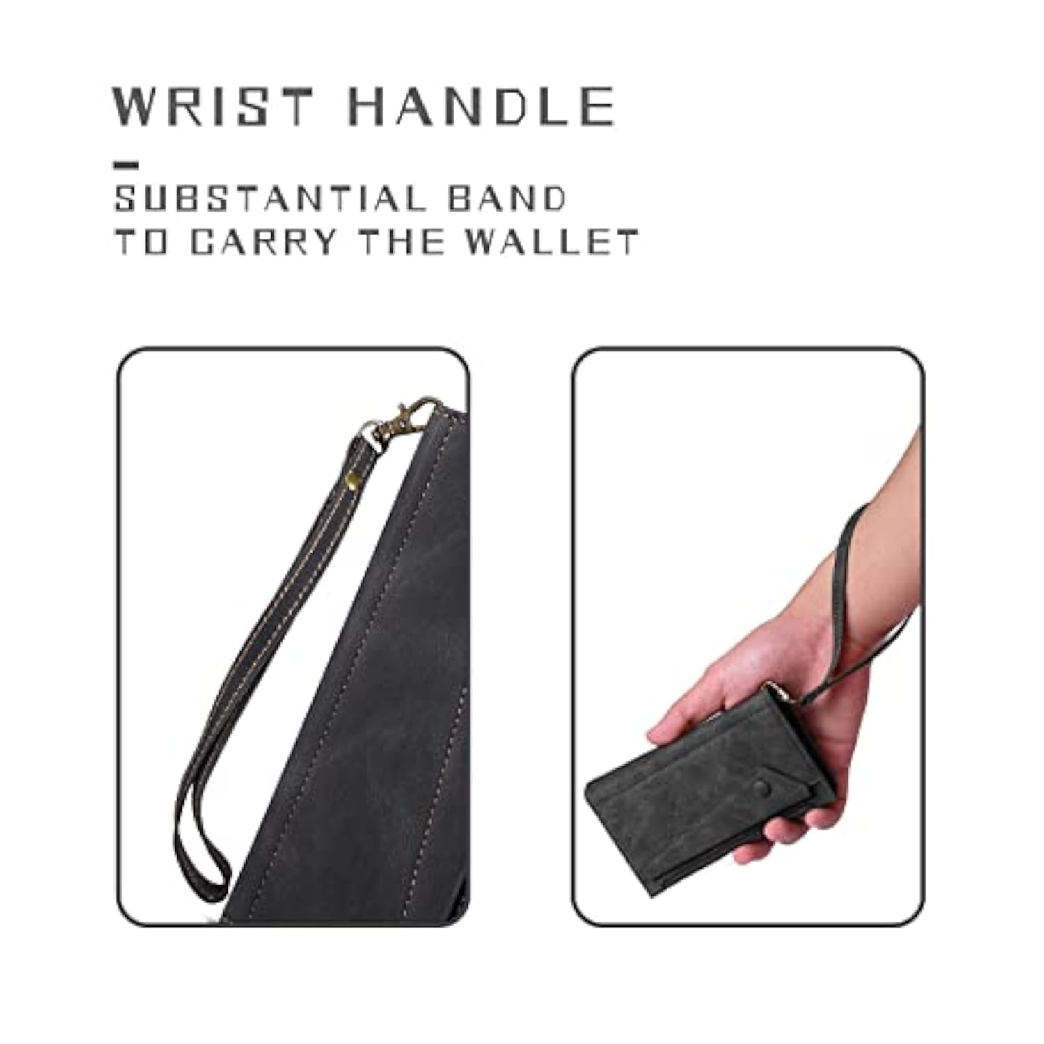 Pixel 7 Pro Case Wallet With 8 Card Slots Kickstand Wrist Strap