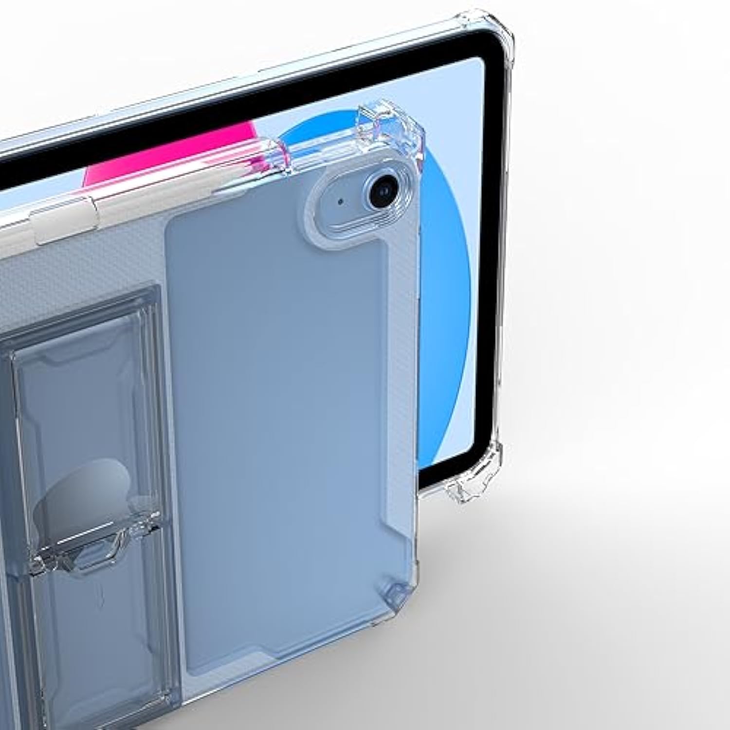 Clear Case For Ipad 10Th Generation Case 2022 10.9 Inch With Pencil Holder & K