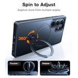 Ostand 360° Spin Magnetic Case for Samsung Galaxy S25 Ultra, Magsafe, Kickstand