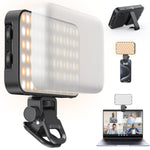 Selfie Light With Soft Diffuser & Built-In Stand – 96 Led Rechargeable Clip Fill Video Conference Light For Phone, Iphone, Ipad, Camera, Laptop, For Makeup, Tiktok, Vlog, And Video Calls