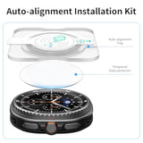 3 Pack For Samsung Galaxy Watch 8 Classic 46Mm Screen Protector With Auto-Alignment Installation Kit Accessories, Anti Scratch, Bubble Free Hd Tempered Glass Protective Film