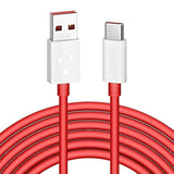 For Oneplus 8 Pro Warp Charging Cable 6Ft 65W Oneplus 10 Pro 8 7T 6T 5T Dash Charge Usb Type C Cable Rapid Data Syncing Fast Charger 67W 80W Supervooc Charging Cable For Oneplus 13 12 12R 11 8