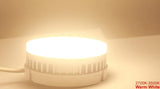 GX53 LED Bulbs 2 Pack 7W 700 Lumens 3000K Warm White CFL Replacement Puck Light