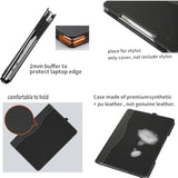 Laptop Case Cover For Microsoft Surface Laptop Studio 1 & 2 14.4 Inch Detachable Notebook Sleeve Computer Bag Ultrabook Pu Shell (Dark Grey)