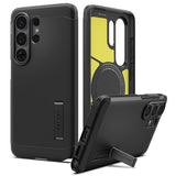 Spigen for Galaxy S26 Ultra Case, Tough Armor MagFit [Kickstand] [Compatible with MagSafe] [Military-Grade Protection] - Black