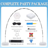 Adjustable 10×9ft Balloon Arch Stand — Party Frame with Base & Pumps