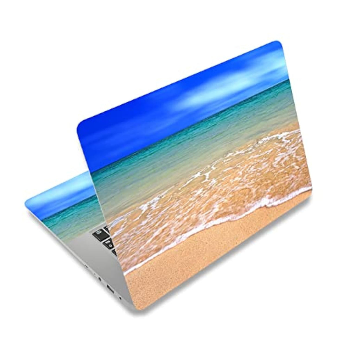 Laptop Skin Vinyl Sticker Decal, 12" 13" 13.3" 14" 15" 15.4" 15.6 Inch Laptop Skin Sticker Cover Art Decal Protector Fits Hp Dell Lenovo Compaq Apple Asus Acer (Beach)