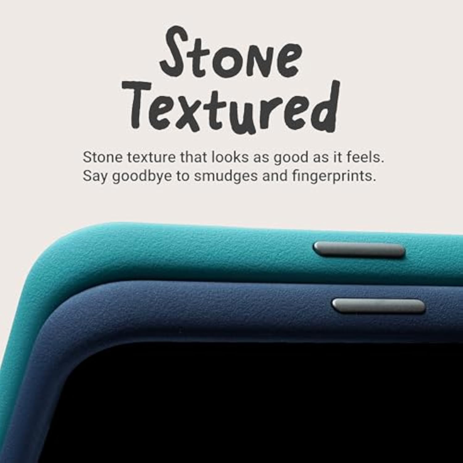 DuneX Series Slim Textured TPU Case for iPhone 17 Pro Max - MagSafe Compatible, Aluminum Buttons, Camera Control & Rounded Action Button, Minimalist Design