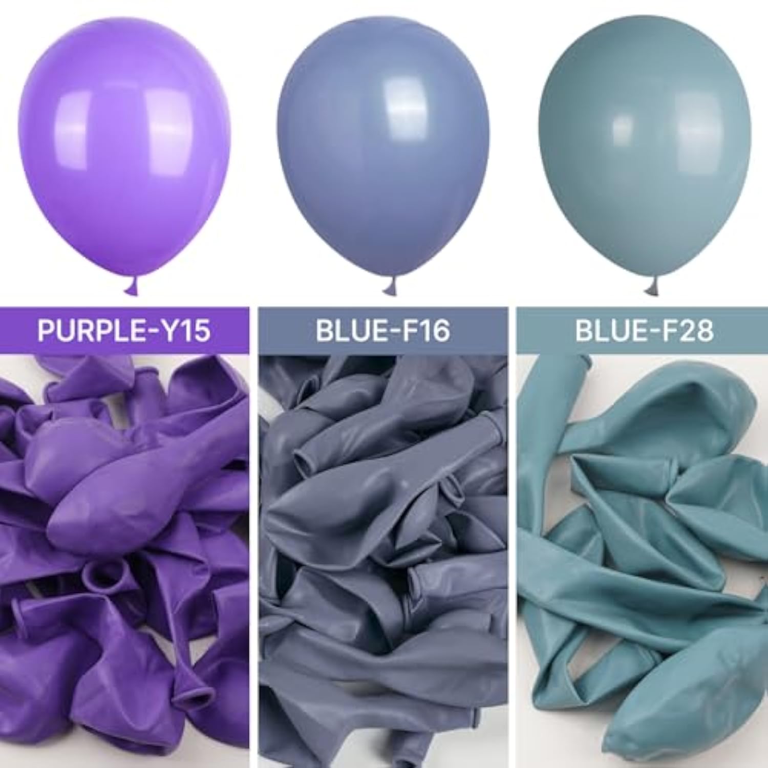 Dusty Blue Balloons 50 Pcs 12 Inch Boho Blue Balloons For Graduation Wedding Baby Shower Gender Reveal Anniversary Birthday Party Decorations Blue-F16