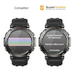 (3 Pack) Designed For Samsung Galaxy Watch 7, 6, 5, 4 (40Mm) / Watch Fe (40Mm) Tempered Glass Screen Protector, Anti Scratch, Bubble Free