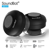 Waterproof Shower Speaker HD Water Resistant Bluetooth Handsfree Portable with Loud Clear Sounds 6+hrs of Playtime, Wireless Suction Cup Small