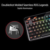 ASUS ROG RX PBT Keycap Set, Premium, Durable PBT Material Keycaps with Shorten