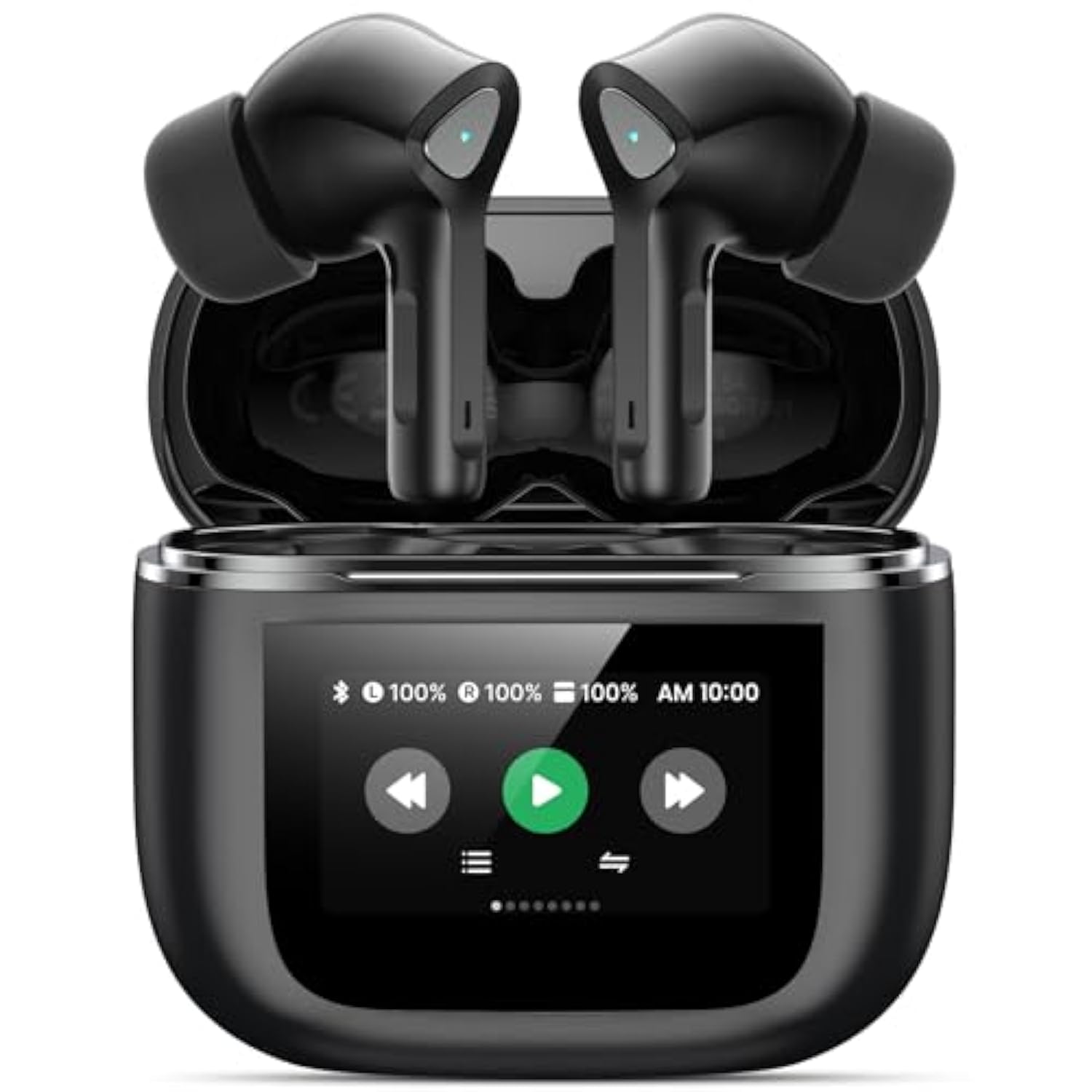 Wireless Earbuds Bluetooth 5.3 Headphones 50H Playtime Deep Bass Stereo Ear Buds With Mic Ipx7 Waterproof Comfort Lightweight In Ear Earphones For Pad Android/Ios Phones Gifts For Women Men