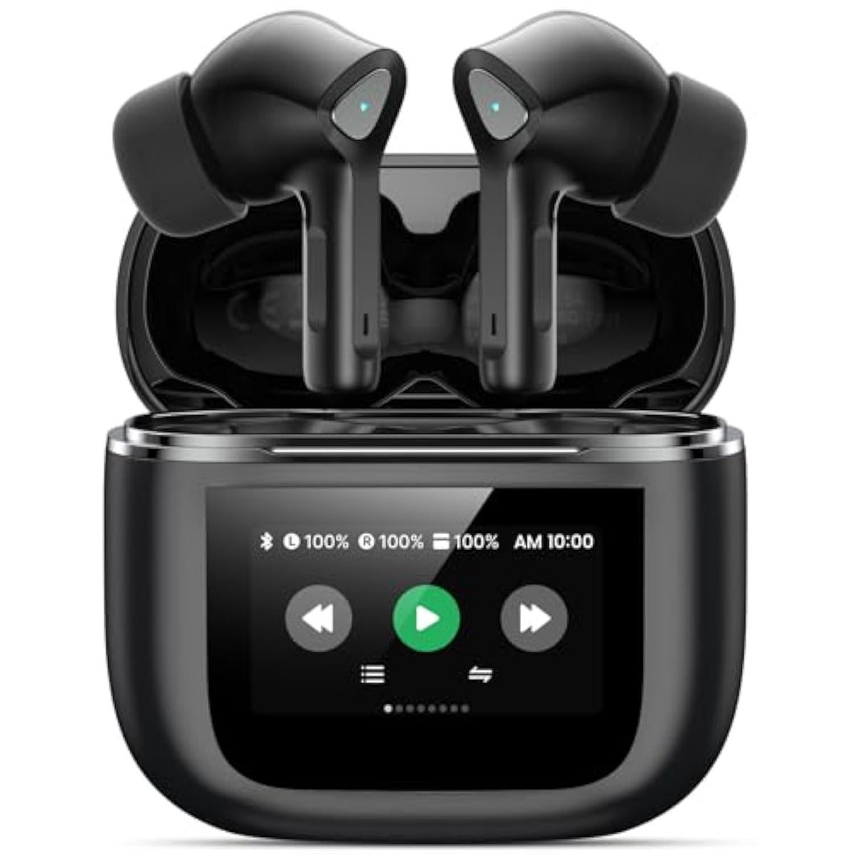 Wireless Earbuds Bluetooth 5.3 Headphones 50H Playtime Deep Bass Stereo Ear Buds With Mic Ipx7 Waterproof Comfort Lightweight In Ear Earphones For Pad Android/Ios Phones Gifts For Women Men