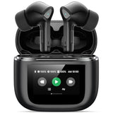 Wireless Earbuds Bluetooth 5.3 Headphones 50H Playtime Deep Bass Stereo Ear Buds With Mic Ipx7 Waterproof Comfort Lightweight In Ear Earphones For Pad Android/Ios Phones Gifts For Women Men