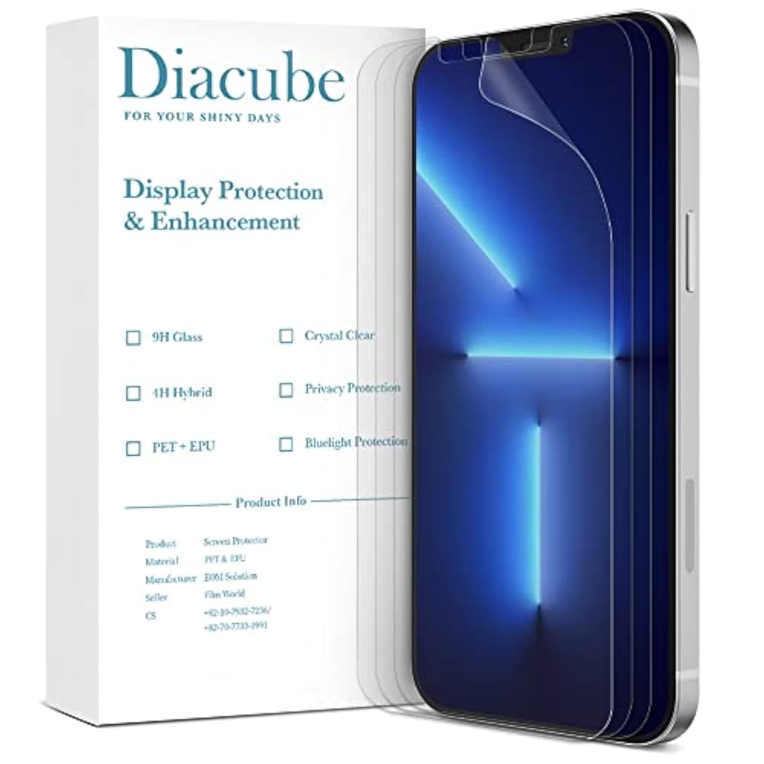 3-Pack Anti Glare Matte Screen Protector For Iphone 13/13 Pro, Break-Resistant Pet Epu Film, Anti Fingerprint, Silky Touch, Dust Free & Easy Installation With Alignment Jig