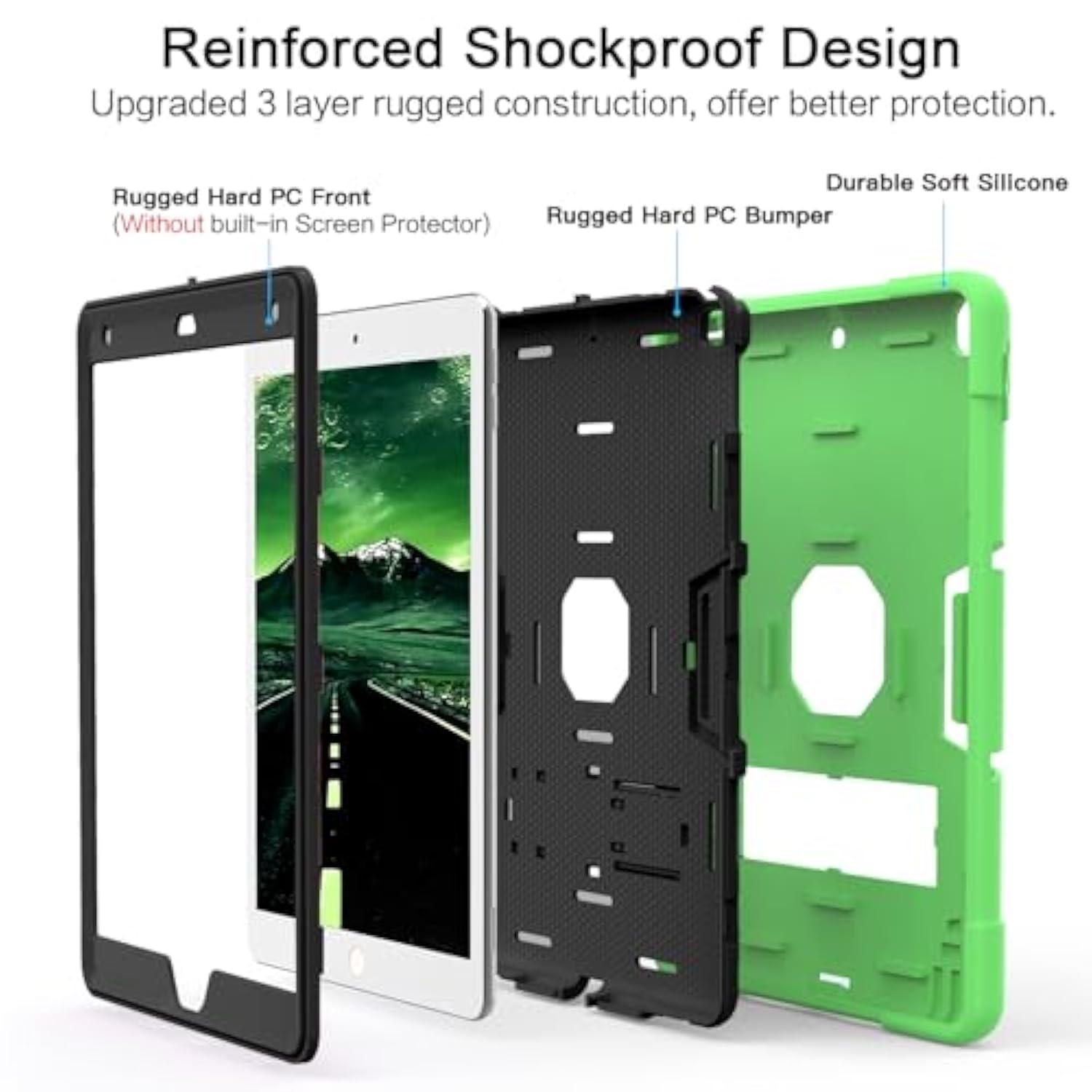 Case For Ipad 9Th Generation/Ipad 8Th Generation/Ipad 7Th Generation, Slim Hea