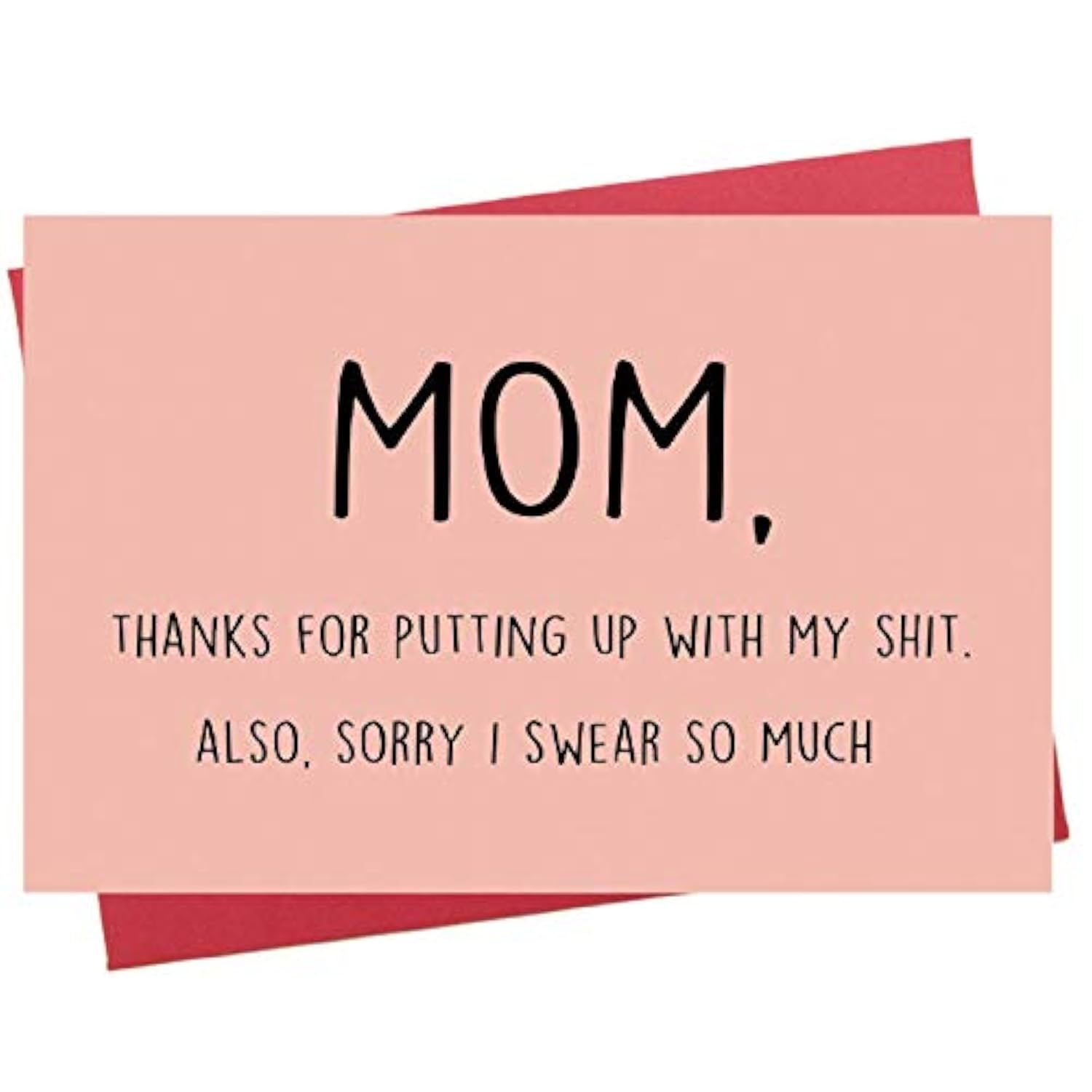 Decolove Sorry I Swear So Much Funny Mother'S Day Card, Mothers Day Card For Mom, Card For Mom