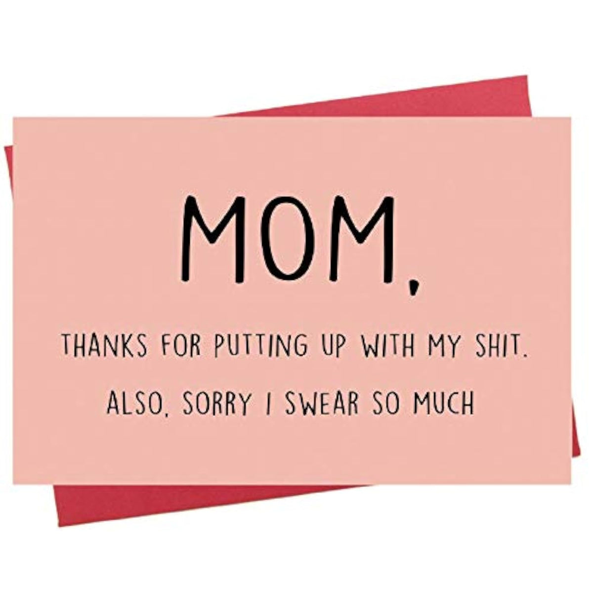 Decolove Sorry I Swear So Much Funny Mother'S Day Card, Mothers Day Card For Mom, Card For Mom